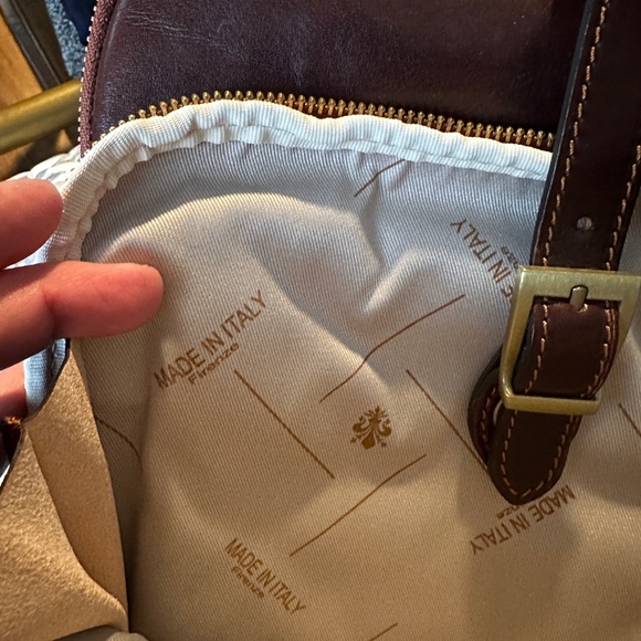 Brown Leather Backpack - Picture 6 of 7